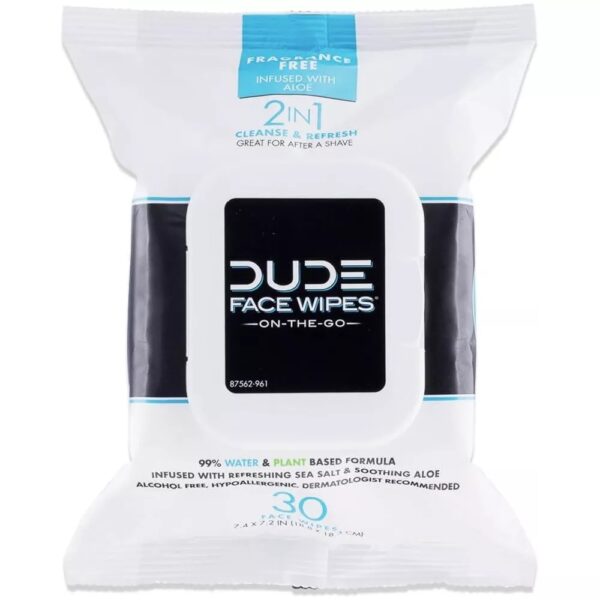 Dude Fragrance Free Wipes