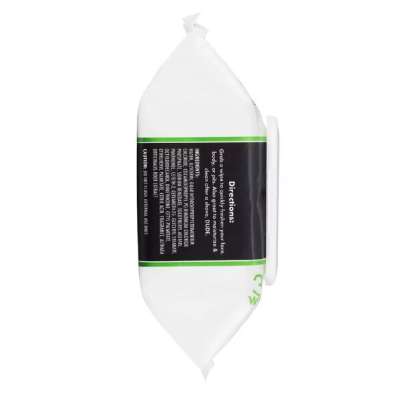 Dude Wipes Energizing Wipes 2-In-1 Face and Body Wipes - 30 ct - Image 3