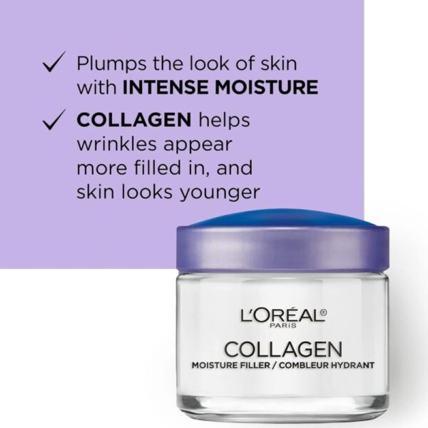 L’Oréal Paris Day and Night Collagen Moisture Filler Skincare Hydrating Cream - 50ml - Image 2